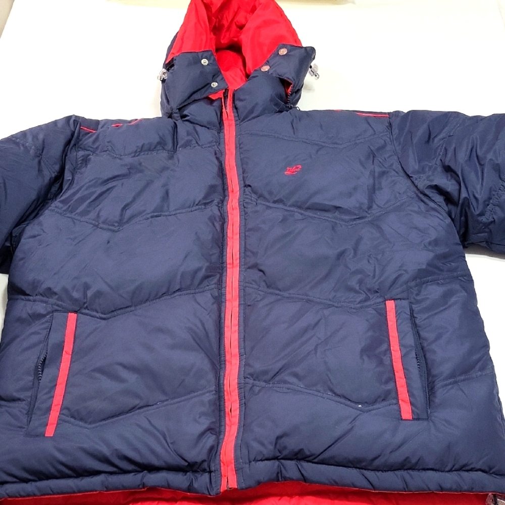 Torino Lamborghini Reversible Puffer Down Jacket Men's Size Xl.
